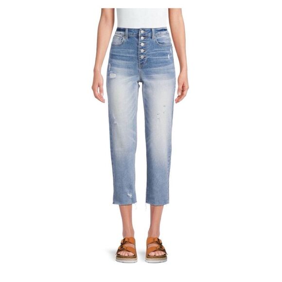 NWT Vanilla Star Authentic Denim Real Cheeky Super High Rise Jeans, Size 3 - Picture 1 of 12